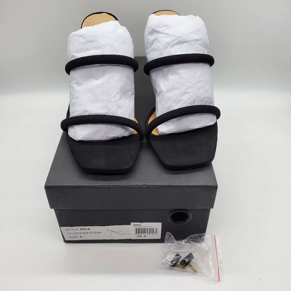 Tony Bianco Bria Black Phoenix 6 M | NWT - Picture 2 of 9